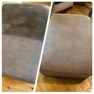 Pouffe foot stool upolstery clean - Karpet Kleen Services